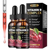 CFILIHTC Complexo de Vitaminas B Gotas Líquidas Sabor Cereja 60 ml CFILIHTC Complexo de Vitaminas B Gotas Líquidas Sabor Cereja 60 ml
