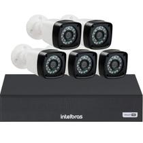 Cftv 5 Câmeras Segurança Full Hd infravermelho Dvr Intelbras mhdx 1108c