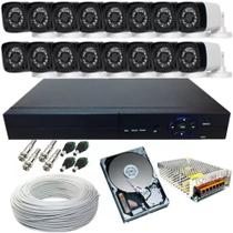 Cftv Kit 16 Câmeras Infra 30 Metros Dvr Multi Hd - Completo Cftv Kit 16 Câmeras Infra 30 Metros Dvr Multi Hd - Completo