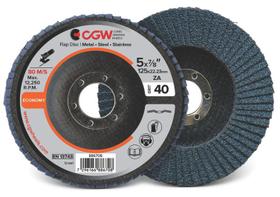 Cgw Disco Flap Fibra 115 X 22.23 Gr40 T-29 Economy