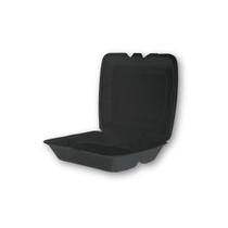 Ch-132-3d hamburgueira preta (23,2x26,5x8,2 cm) eps c/100 un