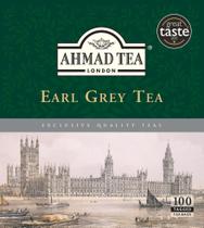 Chá Ahmad Tea Earl Grey 100 Sachês Marcados Chá Ahmad Tea Earl Grey 100 Sachês Marcados