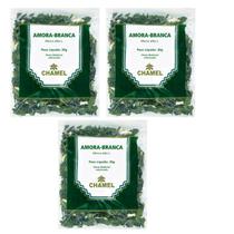 Chá Amora Branca Folhas Kit 3 Pacotes Chamel