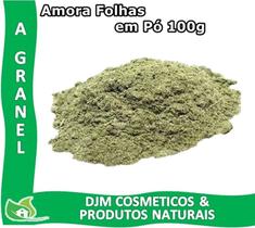 Chá Amora Folhas em Pó ( Morus nigra L. ) 100g com Laudo