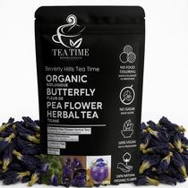 Chá Beverly Hills Tea Time Orgânico de Flor de Ervilha Borboleta 50g Chá Beverly Hills Tea Time Orgânico de Flor de Ervilha Borboleta 50g