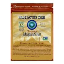 Chá Blue Lotus Chai Golden Masala 14 g Orgânico e Temperado Chá Blue Lotus Chai Golden Masala 14 g Orgânico e Temperado