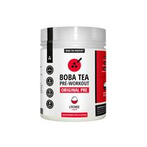 Chá Boba em pó pré-treino com sabor de lichia 125-250 mg de cafeína