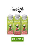 Chá branco desinchá pra já lichia 250ml - kit 3 unid