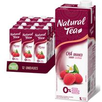 Chá Branco Lichia Natural Tea 1L - Sabor Exótico