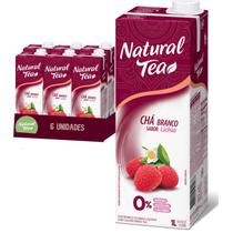 Chá Branco Natural Tea Lichia 1L - Sabor Exótico