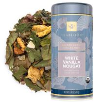 Chá Branco Orgânico Teabloom White Vanilla Nougat 40 g em Folhas Soltas