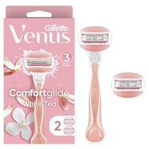 Chá branco Razor Gillette Venus ComfortGlide + 1 alça e 2 recargas Chá branco Razor Gillette Venus ComfortGlide + 1 alça e 2 recargas