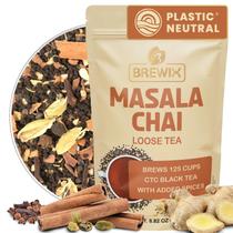 Chá BREWIX Masala Chai a Granel 250g Mistura de Especiarias Chá BREWIX Masala Chai a Granel 250g Mistura de Especiarias