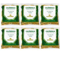 Chá Calêndula Flores Natural Kit 6 Pacotes Chamel