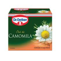 Chá camomila dr oetker sachê 10g c/ 15 unidades