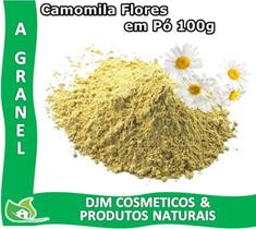 Chá Camomila Flores em Pó (Matricaria recutita) 100g com Laudo Chá Camomila Flores em Pó (Matricaria recutita) 100g com Laudo
