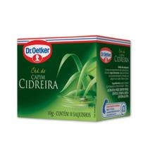 Chá Capim Cidreira Dr. Oetker Caixa 10g - 10 Saquinhos Chá Capim Cidreira Dr. Oetker Caixa 10g - 10 Saquinhos