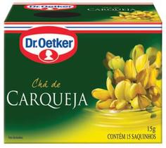 Chá carqueja dr oetker sachê 15g c/ 15 unidades