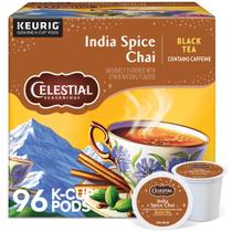 Chá Celestial Seasonings India Spice Chai Preto 96 Cápsulas