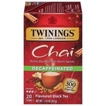 Chá Chai Descafeinado Twinings 20 Sachês