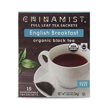 Chá CHINAMIST English Breakfast Preto Orgânico 15 Sachês Chá CHINAMIST English Breakfast Preto Orgânico 15 Sachês
