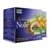 Chá Clinicmais Sublime Noite 10 Sachês 12g Kit 02 Und