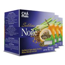 Chá Clinicmais Sublime Noite 10 Sachês 12g Kit 03 Und