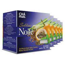 Chá Clinicmais Sublime Noite 10 Sachês 12g Kit 05 Und
