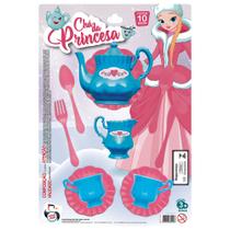 Chá da princesa Conjunto completo 10 Pçs Pica Pau Brinquedos