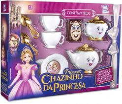 Chá da tarde princesa brinquedo chaleira xicara bule café - ZUCATOYS BRINQUEDOS PRESENTES