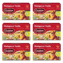 Chá de baunilha Celestial Seasonings Rooibos Madagascar 6x20 saquinhos