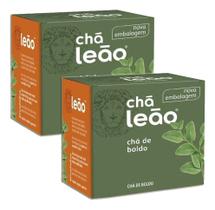Chá De Boldo Com 10 Saquinhos -kit 2 Caixas - Leão Chá De Boldo Com 10 Saquinhos -kit 2 Caixas - Leão