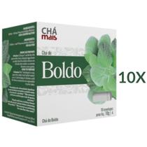 Chá de Boldo Vegano Cx. com 10 Sachês Kit 10