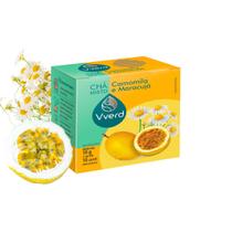 Chá de Camomila com Maracujá 10 Sachês Relaxamento, Sono e Bem Estar Vverd Chá de Camomila com Maracujá 10 Sachês Relaxamento, Sono e Bem Estar Vverd