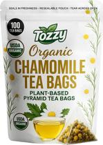 Chá de Camomila Orgânico TOZZY 100 Sachês à Base de Plantas Chá de Camomila Orgânico TOZZY 100 Sachês à Base de Plantas