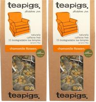 Chá de Camomila teapigs Flores Inteiras 15 Sachês Pacote com 2 Chá de Camomila teapigs Flores Inteiras 15 Sachês Pacote com 2