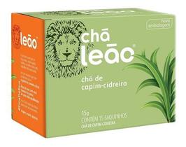 Chá De Capim Cidreira Com 15 Saquinhos -kit 2 Caixas - Leão