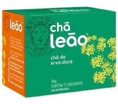 Chá De Erva Doce Com 15 Saquinhos -Kit 2 Caixas - Leão