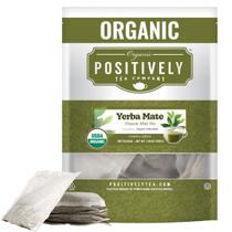Chá de Erva-Mate Orgânico Organic Positively Tea Company, 100 sachês Chá de Erva-Mate Orgânico Organic Positively Tea Company, 100 sachês