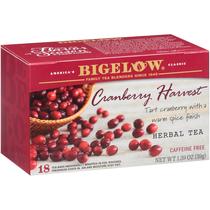 Chá de ervas Bigelow Cranberry Harvest sem cafeína 108 sacos