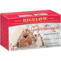 Chá de ervas Bigelow Ginger Snappish, limão, sem cafeína, 108 quilates