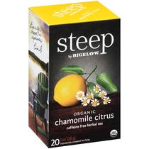 Chá de ervas Bigelow Tea íngreme de camomila orgânica cítrica 120mlX20 Chá de ervas Bigelow Tea íngreme de camomila orgânica cítrica 120mlX20