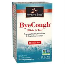 Chá de ervas Bravo Tea Bye Cough sem cafeína 20 saquinhos de chá Chá de ervas Bravo Tea Bye Cough sem cafeína 20 saquinhos de chá