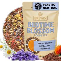 Chá de Ervas BREWIX Bedtime Blossom 50 Xícaras Sem Cafeína Chá de Ervas BREWIX Bedtime Blossom 50 Xícaras Sem Cafeína
