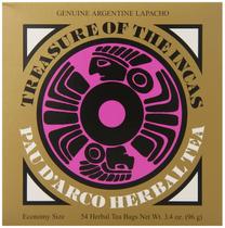 Chá de ervas Hobe Labs Treasure of the Incas PAU D'Arco 54 sacos Chá de ervas Hobe Labs Treasure of the Incas PAU D'Arco 54 sacos