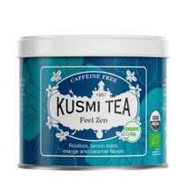 Chá de ervas KUSMI TEA Feel Zen Organic Blend 100g de folhas soltas