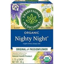 Chá de ervas, medicamentos tradicionais, Nighty Night Organic, 64 sacos