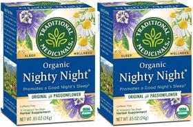Chá de ervas medicinais tradicionais Nighty Night com maracujá Chá de ervas medicinais tradicionais Nighty Night com maracujá