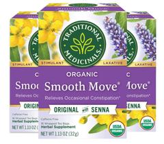 Chá de ervas medicinais tradicionais Smooth Move Senna 48 sacos Chá de ervas medicinais tradicionais Smooth Move Senna 48 sacos