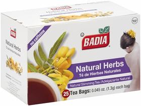 Chá de Ervas Naturais Badia 25 sachês - pacote com 2